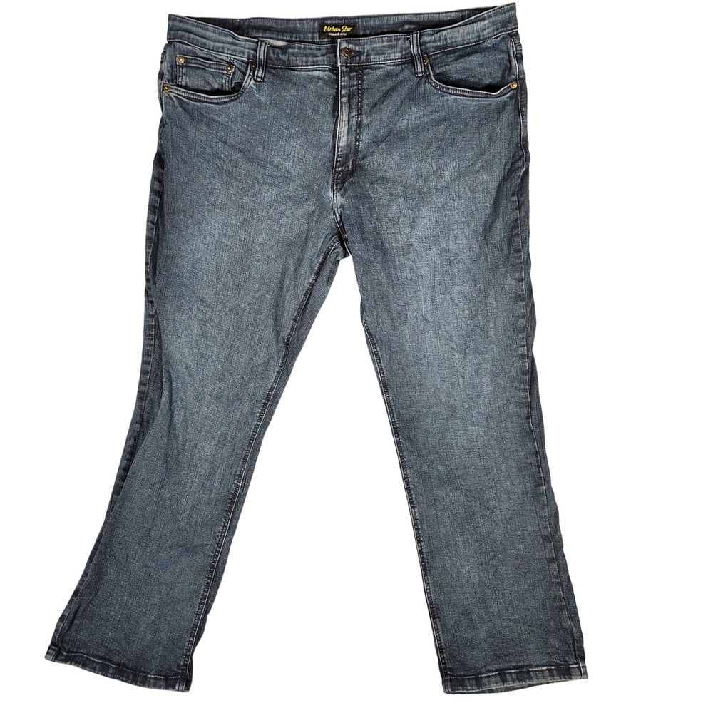 Urban Star‎ Jeans Mens 42x30 Blue Excellent Stretch Straight Leg Denim Pants